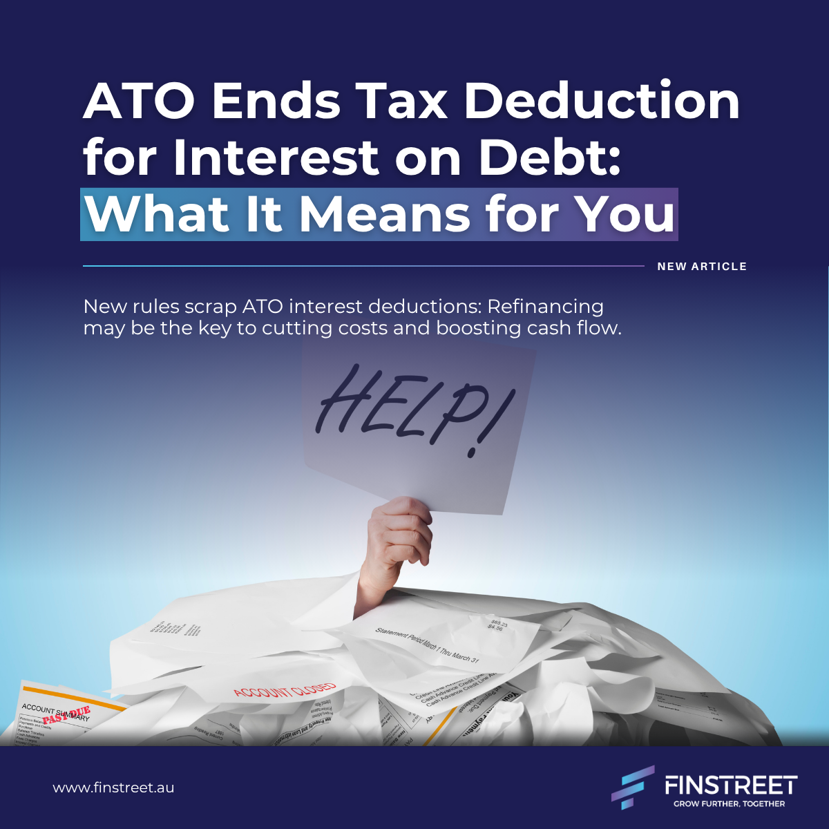 ATO Ends Tax Deduction for Interest on Debt: What It Means for You