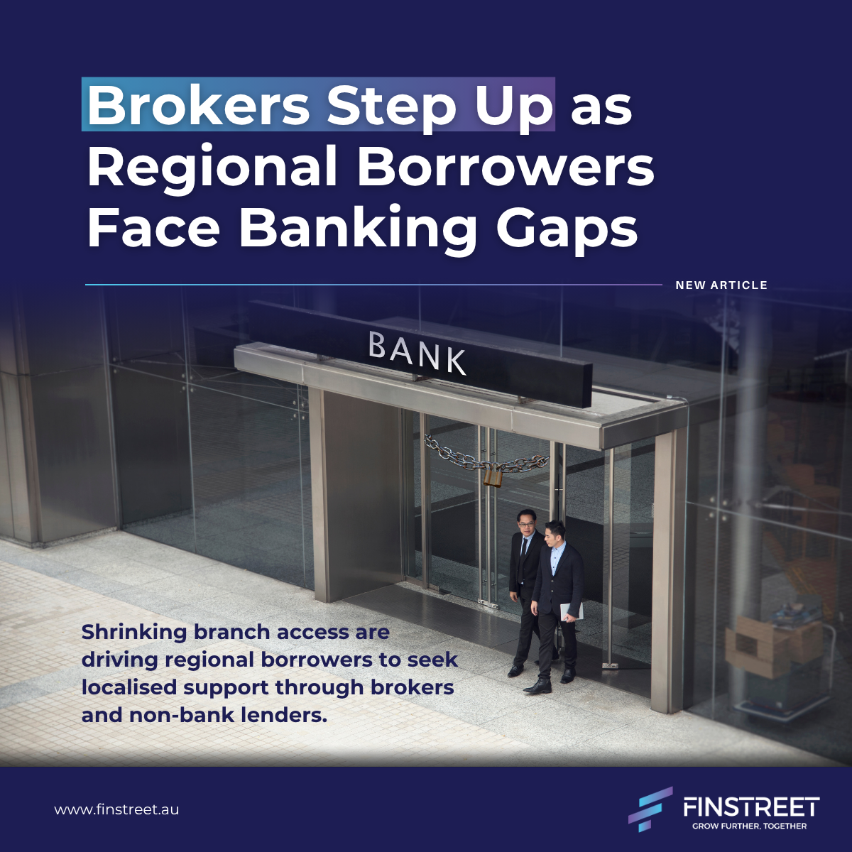 Rural Finance Access Shrinks as Banking Moves Away from the Regions